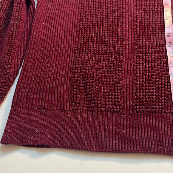 Michael Kors sweater large MK knit sweater speckled colors cotton blend sweater - Picture 5 of 7